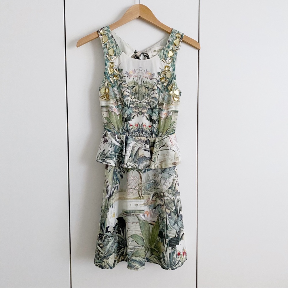 H&M Conscious Collection Jungle Print Dress